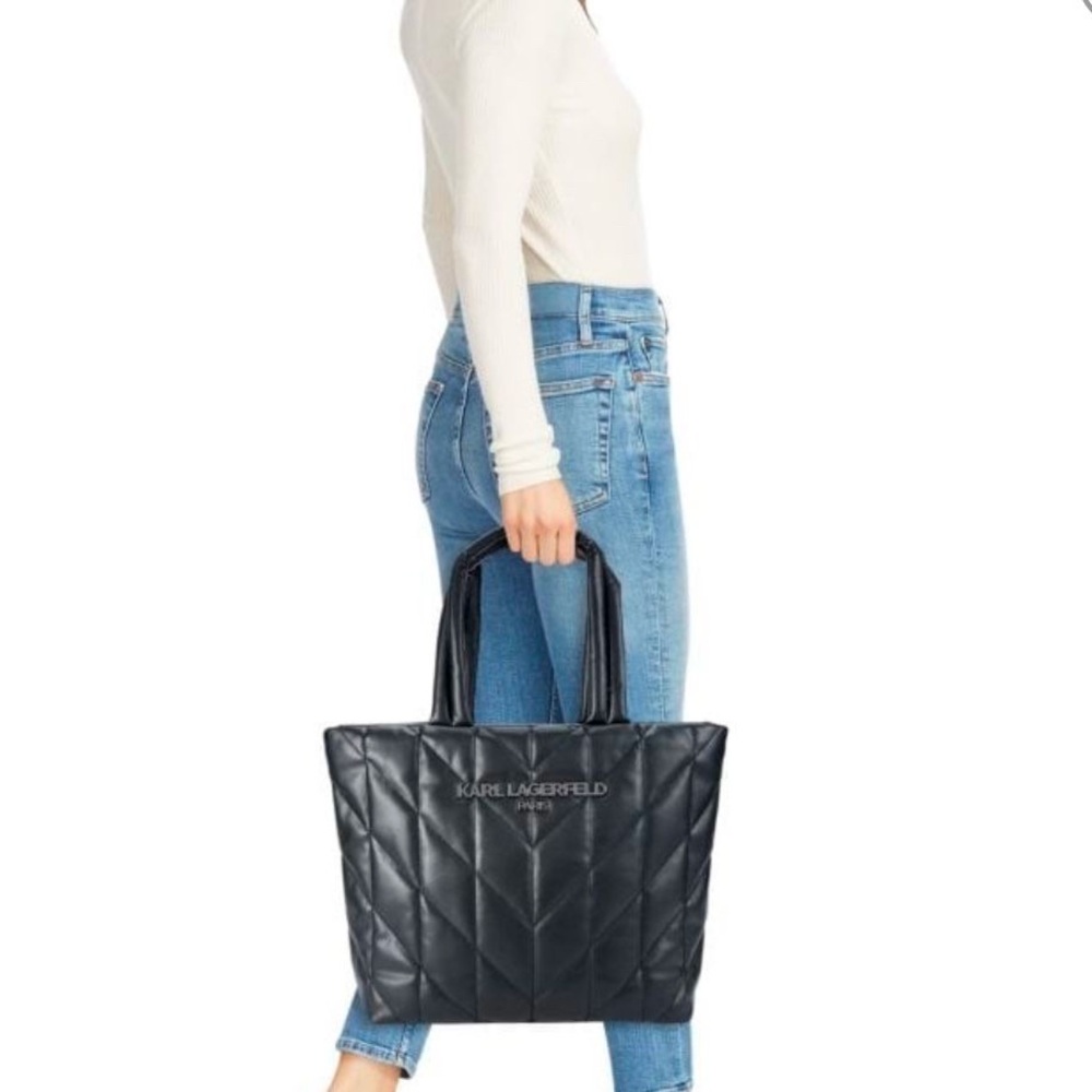 Karl Lagerfeld Voyage Quilted Extra Large Tote Bag